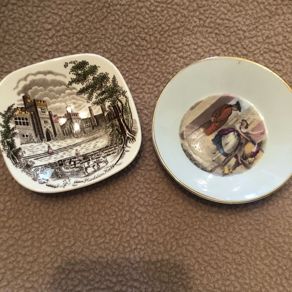 Lot Of 2 Johnson Brothers & London- Selling Black Cherries Trinket Dishes